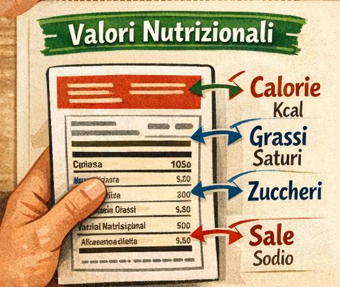 Come interpretare le etichette alimentari - tabella nutrizionale e ingredienti