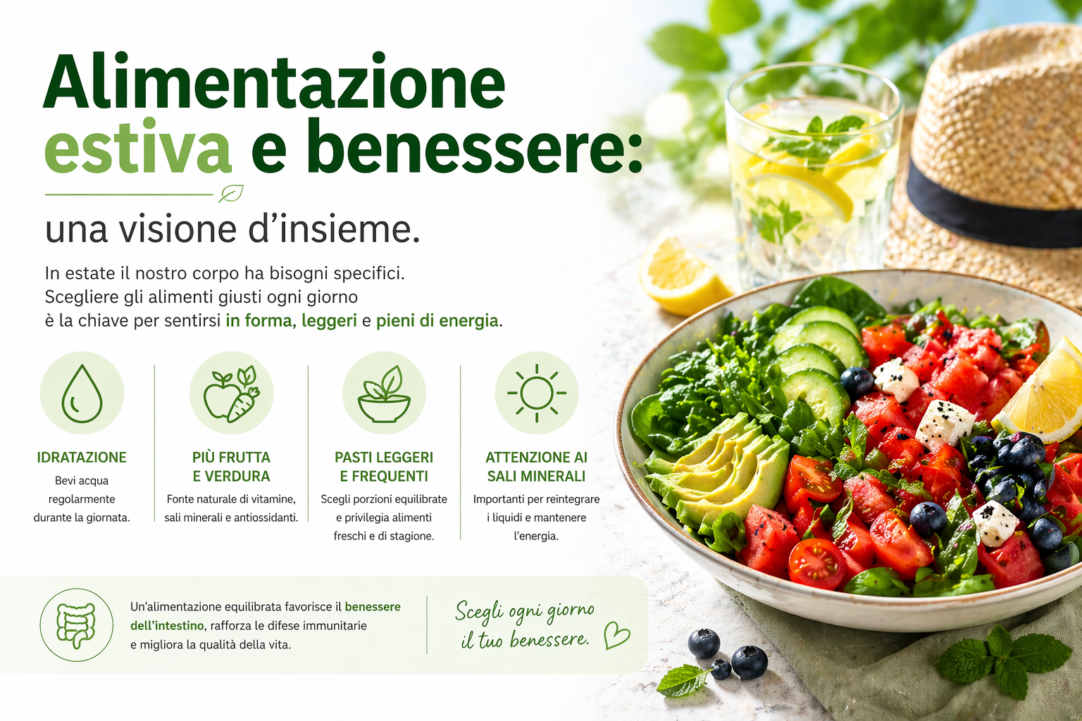 Alimentazione estiva e preparazione alla stagione: guida completa del Dott. de Franchis